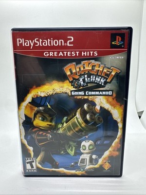 Ratchet & Clank: Going Commando (Sony PlayStation 2, 2003) PS2 CIB With Poster