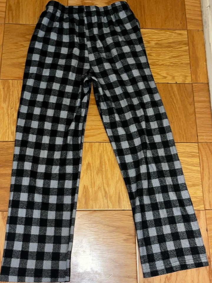 Pantalones de pijama de salón Batman a cuadros gris y negro con parches de imitación talla pequeña Foto 2 de 4