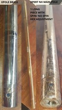 X-Pole XPERT NX Palo principale da un set NX con esagonale Spin/NoSpin - ottone 1111 mm