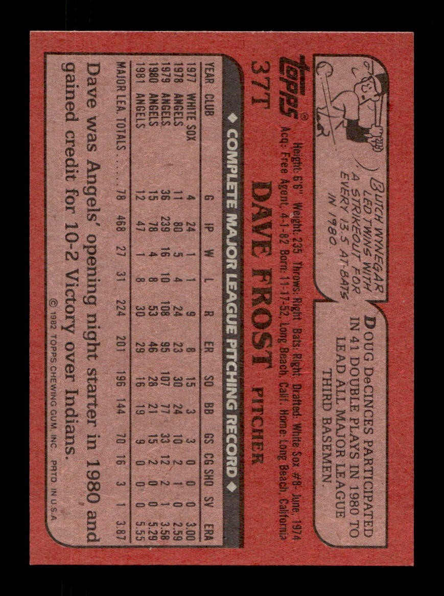 1982 Topps Traded 1-132 EX-MT/NM Pick From List All PICTURED - Picture 247 of 501