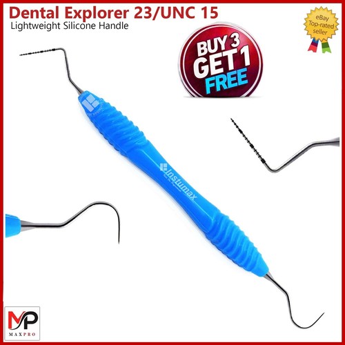 Sonda de marcado dental Explorer 23 / UNC15 - Empuñadura de silicona de diagnóstico 2 en 1 - Imagen 13 de 15