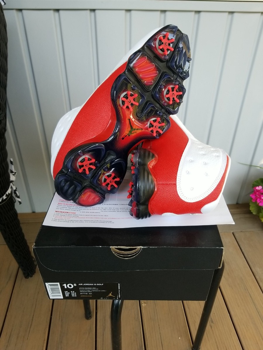 Size 10.5 - Air Jordan 13 Golf Low University Red for sale