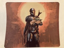 BABY YODA MANDALORIAN STAR WARS GROGU CUSTOM NON-SLIP MOUSE PAD