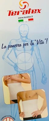2 pancera a fascia da uomo donna lana cotone o misto lana TERATEX art. BC Z/GG