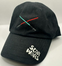 Disney Parks Star Wars Lightsaber Blue  Red Adjustable Black Baseball Cap Hat