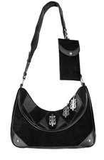 Restyle Croissant Patchwork Logo Occult Mystic Crescent Moon Purse Handbag Bag