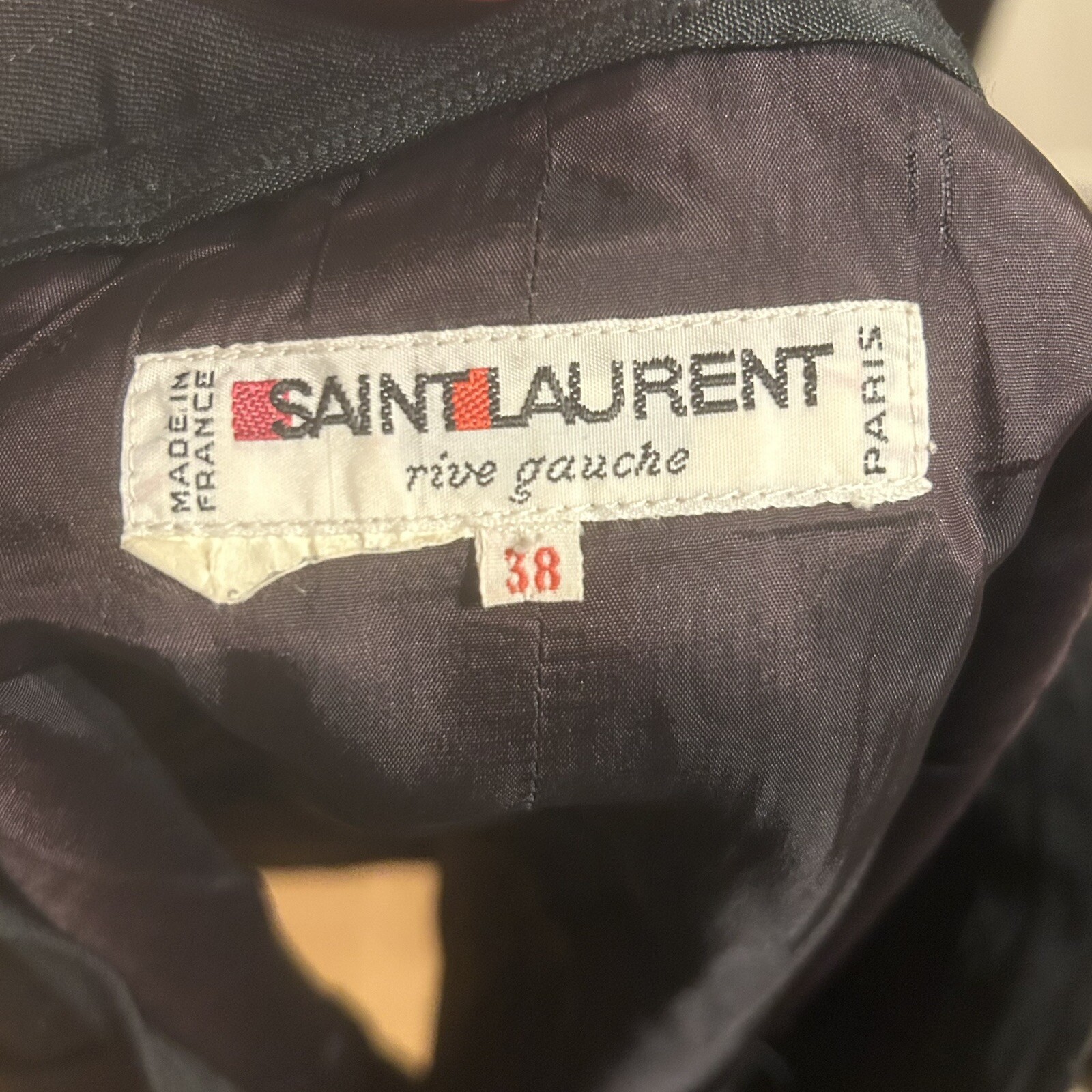 Gonna a matita Yves Saint Laurent nera vintage anni '80 FR taglia 38 (US 6) classica