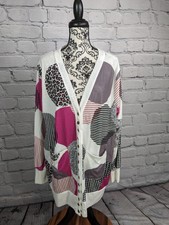 Lily Women's Snapped Front Sz 3x Jacket Pockets Geo Print Long Sleeve Nwt B12