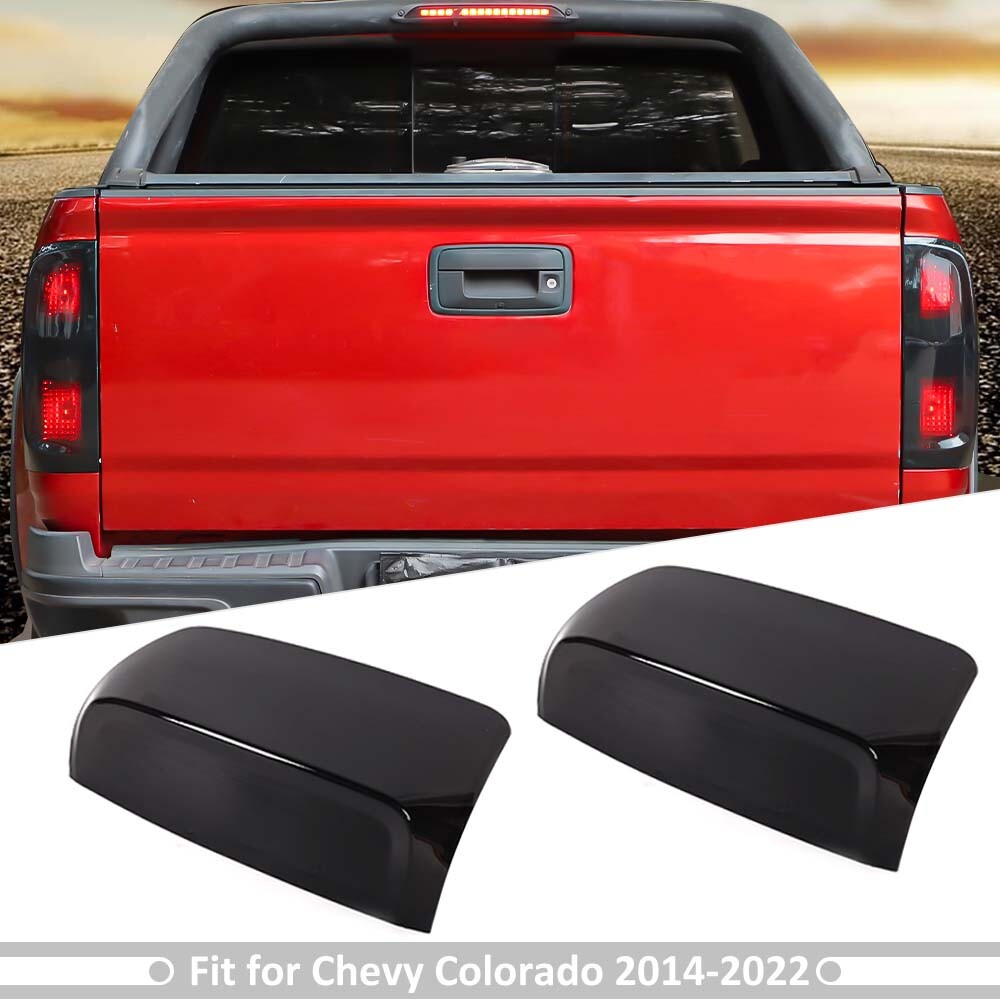 Cubiertas De Ajuste Para Focos Delanteros De Chevy Colorado 2015-2022 – ABS Negro, 2 Piezas