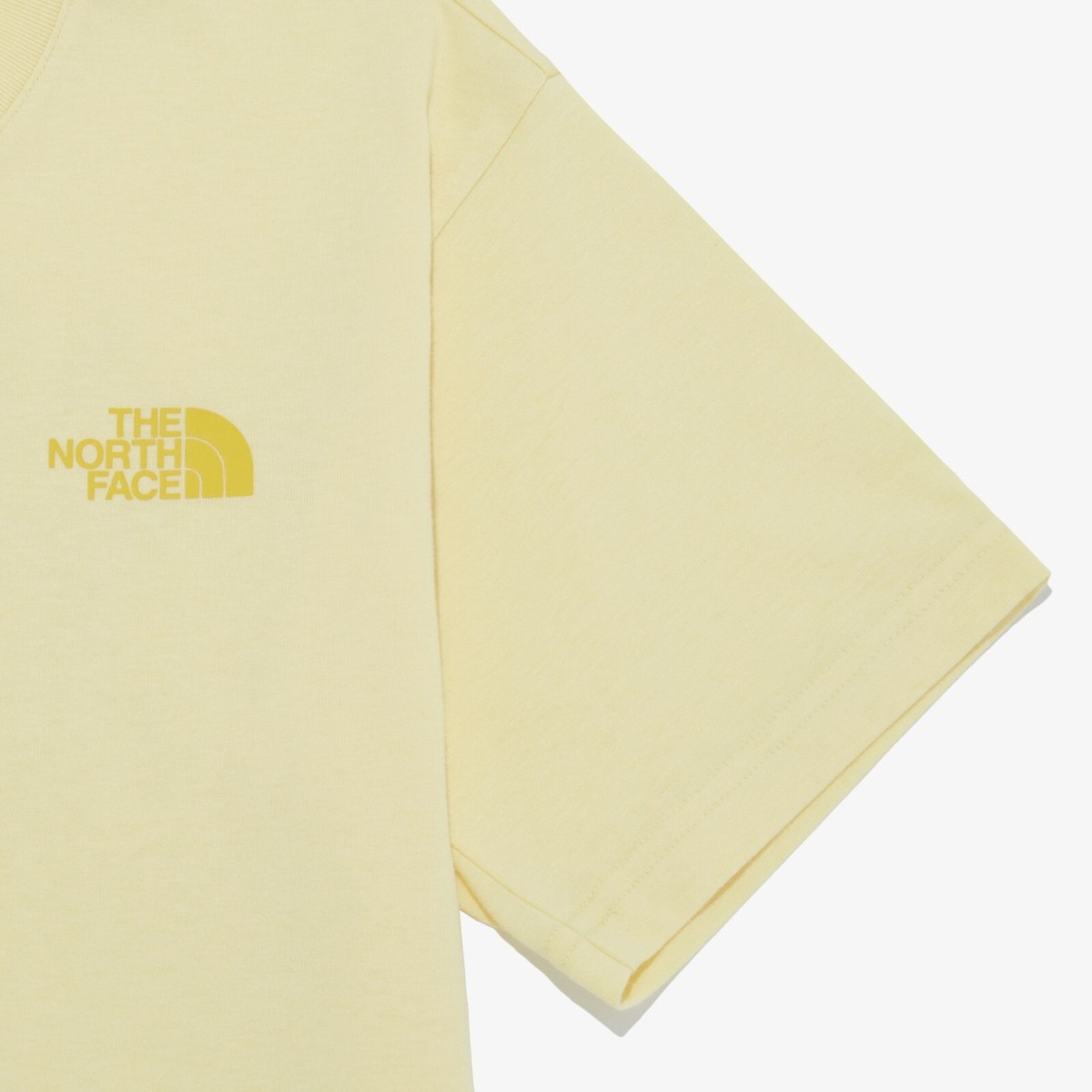 The North Face Korea W'S TNF HANGEUL S/S R/TEE LIGHT_YELLOW
