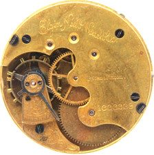 1885 ELGIN POCKET WATCH MOVEMENT 1666638 GRADE 94 8s 11j F4J3