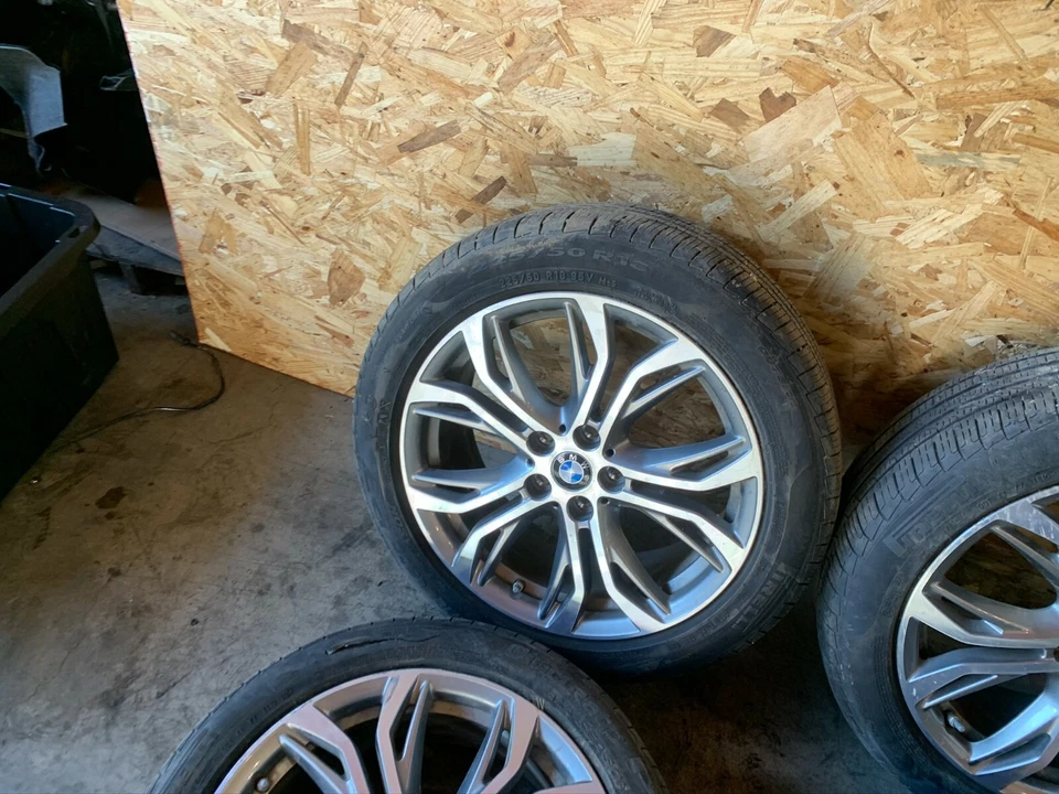 BMW 2016-2020 F48 F39 X1 X2 ESTILO 566 LLANTAS DE 18 PULGADAS CON JUEGO DE NEUMÁTICOS OEM 7K Foto 4 de 4