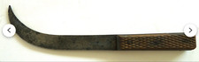 Cuchillo de carne de caza antiguo Goodell Company Antrim NH vintage coleccionable curvo