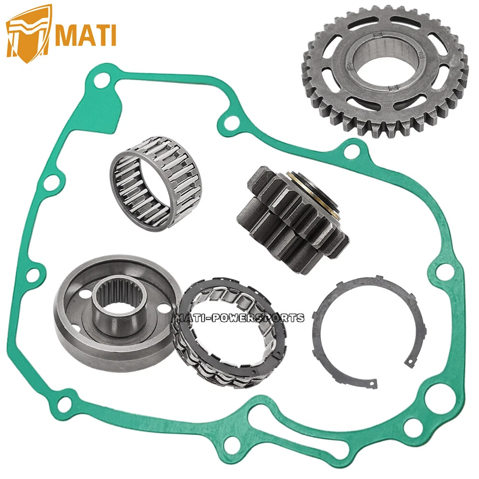 One-Way Starter Clutch Gear Bearing Kit w/Gasket for Honda CRF450X 2005-2017 - Изображение 2 из 4