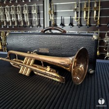 Rare York Band Instrument Co. Air-Flow cornet original case GAMONBRASS