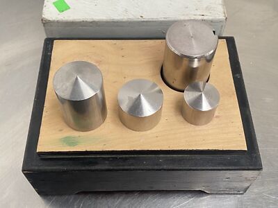4 Pcs. Laboratory Balance Scale Calibration Weights Set