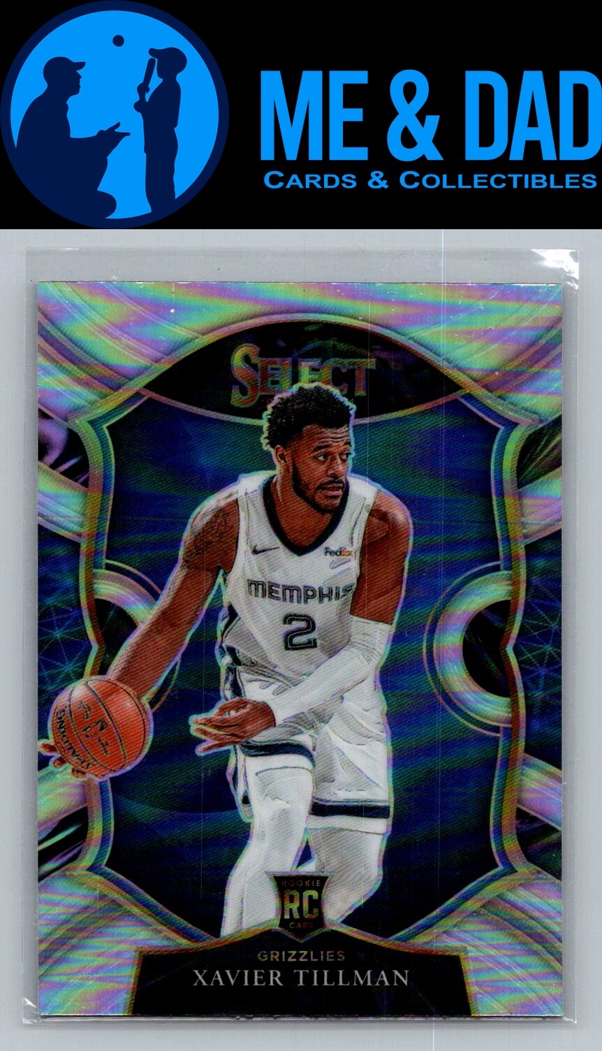 2020-21 Panini Select #95 Xavier Tillman Silver