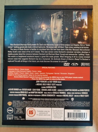 Balde Runner - The Director's Cut DVD - Picture 2 of 3