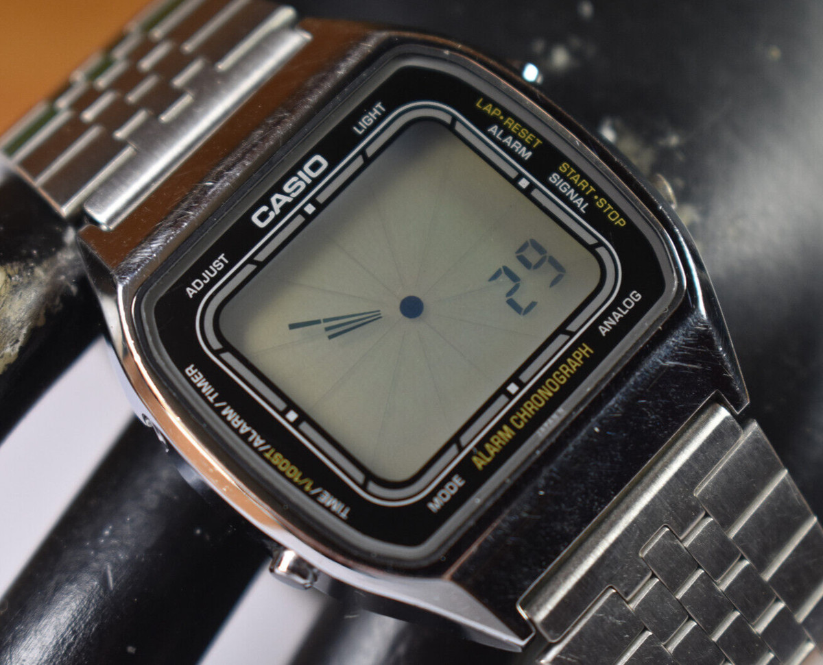 RARE! CASIO Blue Thunder Digital Men's JAPAN N Watch 103 (AA85) NEW BATTERY!