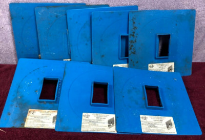 Lot of 8-Quickflash Weatherproofing Single Gang Box Flashing Panels (E-SGB)