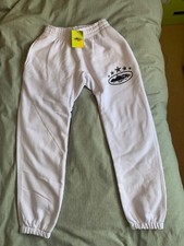 white corteiz joggers size a brand new with tags