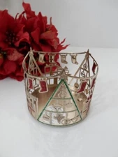 Bath & Body Works Christmas Morning Presents Tree Stockings Candle Sleeve Holder