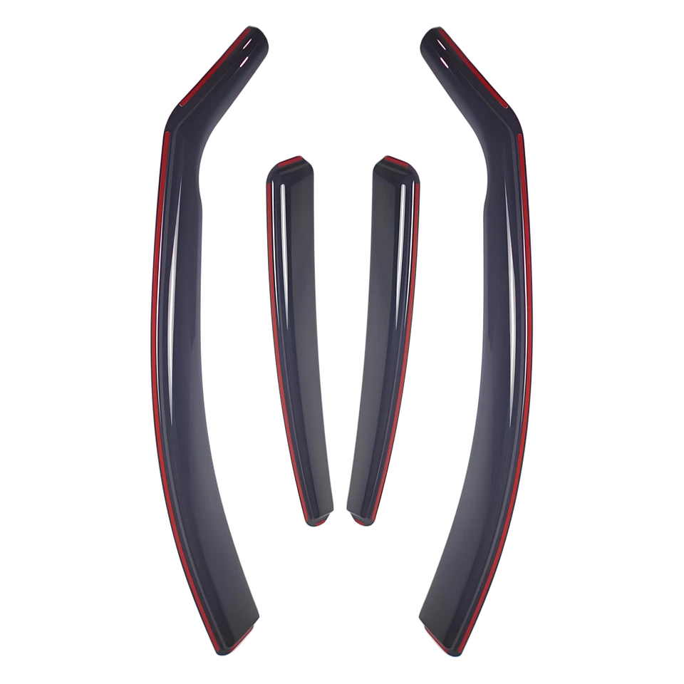 4X Genuine Vauxhall Insignia MK1 2009-2017 5 Door Estate Wind Deflectors Smoke - Image 2 of 4