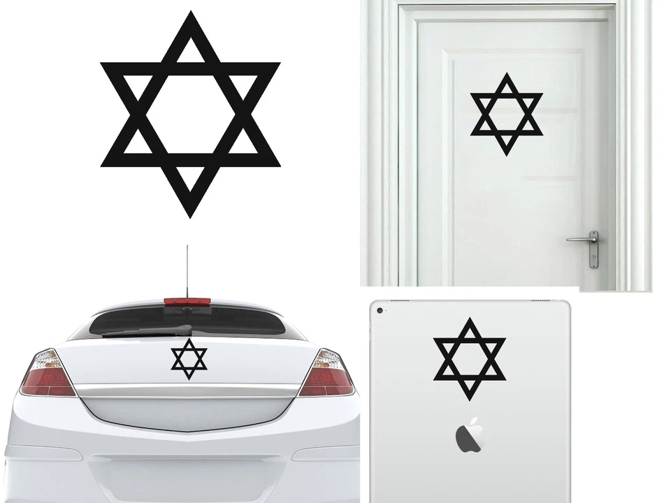 JETSJOSELUIS Davidstern, Vinylaufkleber