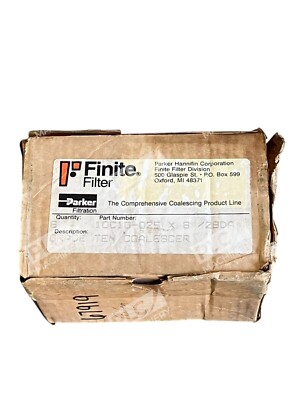 Parker Filtration Finite Filter Grade Ten Coalescer 10C10-025 (Box of 8)