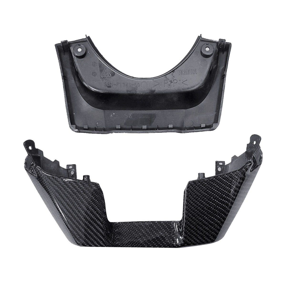 MOS Carbon Fiber (Wrapped) Taillight Cover Set for Yamaha Zuma 125