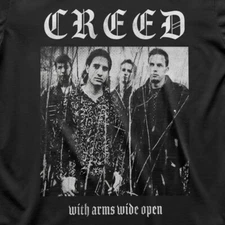Creed Band With Arms Wide Open T-Shirt Black Unisex Size S-5XL 1B0072