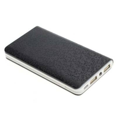 Mobile Powerbank / 8000mAH / 1 A / USB-A / schwarz - weiß / Gewicht 170 g