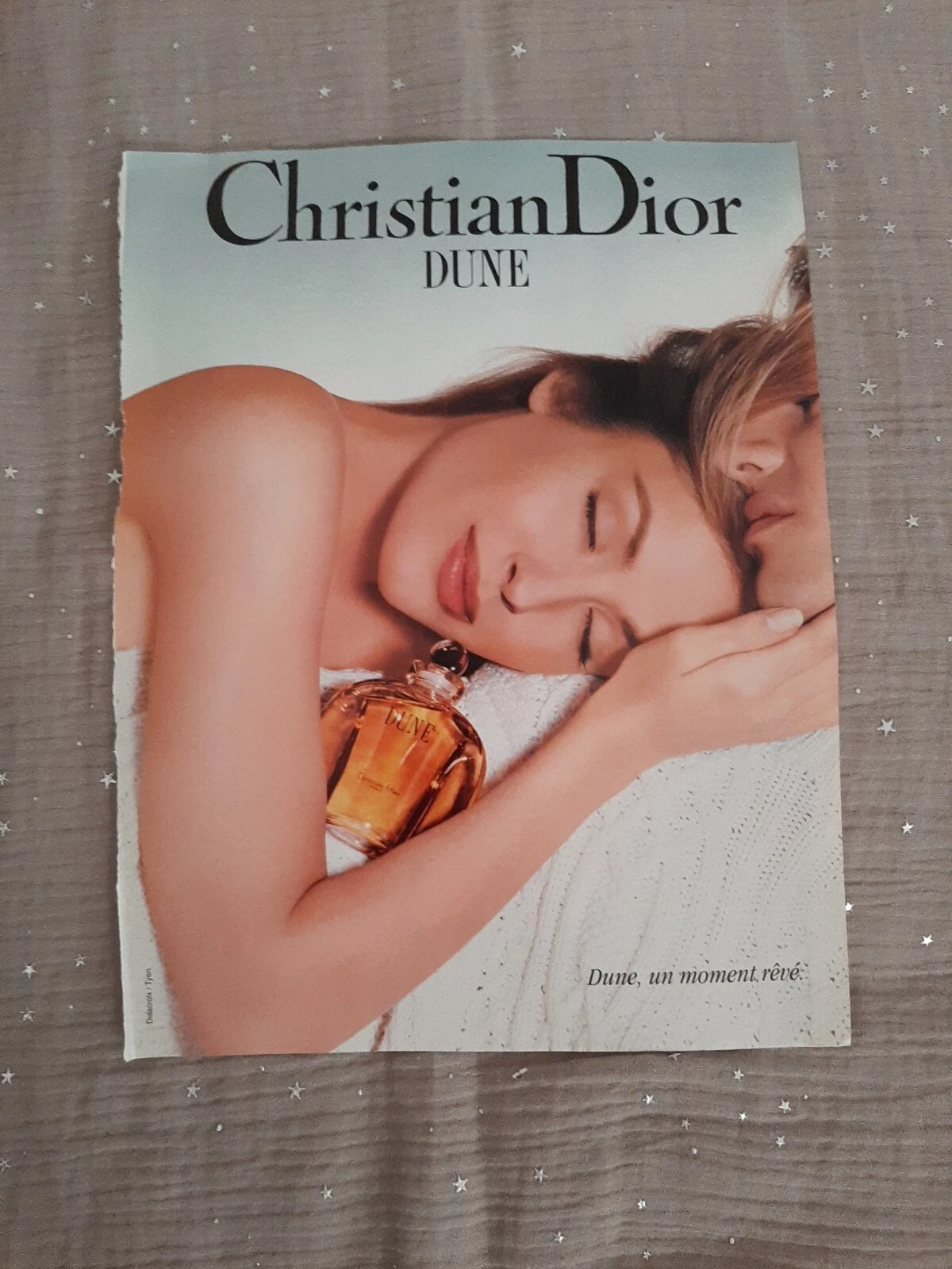 Publicité papier Parfum. Perfume Ad C. Dior Dune de 1995