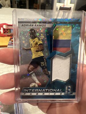 2016-17 Spectra International Fabrics Neon Blue 32/75 Adrian Ramos #IF-ARM