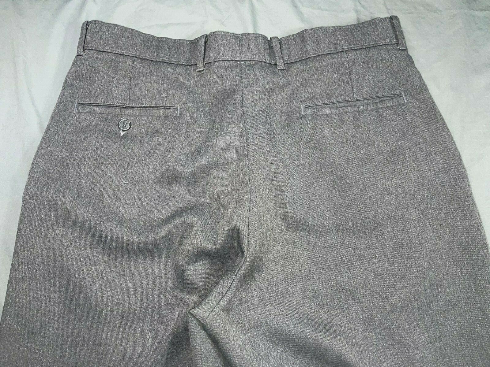 Levi's Flat Front Polyester Action Slacks/ Medium… - image 9