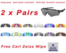 2 x Polarized Replacement Lenses For-Oakley Radar EV Path 9208 Sunglasses 4K HD+