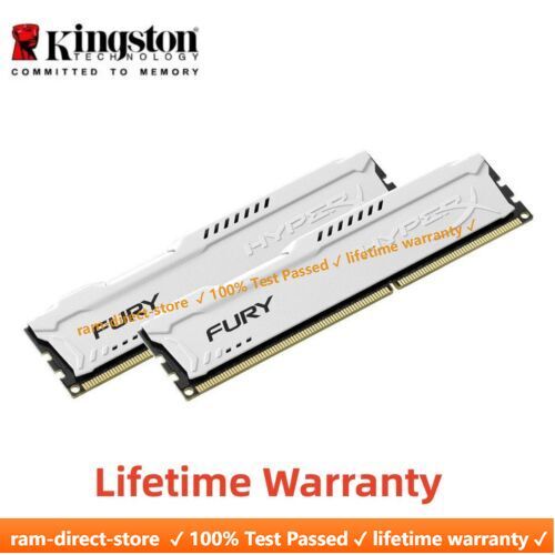 kingston HyperX FURY DDR3 8GB 16GB 32GB 1600 PC3-12800 Desktop RAM Memory DIMM - Photo 1 sur 13