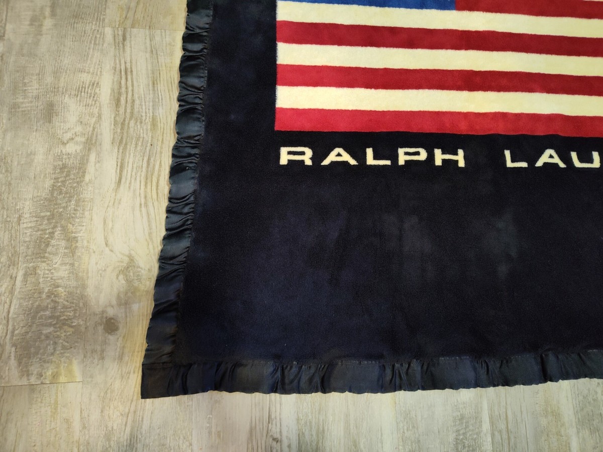 ラルフローレン　アメリカ国旗ブランケット Ralph Lauren アメリカ国旗ブランケット
