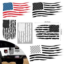 20inch Usa Flag Distressed Decal Sticker Vinyl Graphic American Car Truck Window 20inch Usa Flag Distressed Decal Sticker Vinyl Graphic American Car Truck Window