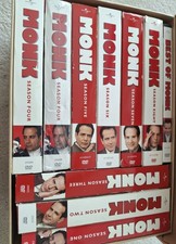MONK 8 SEASONS~COMPLETE 32 DVD SET~PLUS "THE BEST OF MONK" & EXTRA SEASON 4