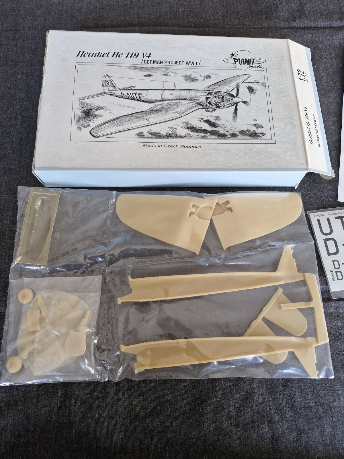 Heinkel He 119 V4 1/72 Planet Models maquette avion résine WWII historique