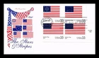 DR JIM STAMPS US COVER STARS AND STRIPES FOREVER FDC SETENANT ARTMASTER