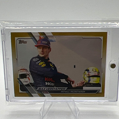 Topps 2021 Formula 1 F1 Drivers Max Verstappen #55 Gold /50 Red Bull