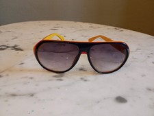 Vtg STYLE EYES Red Yellow Blue Japan Mountaineering Sunglasses 1970s Retro MCM