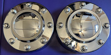 Par de tapas centrales cromadas para rueda delantera para Dodge Ram 3500 2011-2018 doble Alcoa