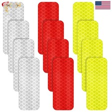 Warning Reflective Stickers Safety Night Visibility Adhesive Stickers Waterpr...