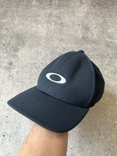 Vintage Oakley Cap Software Y2K Blue Outdoor Navy Baseball Hat USA Size