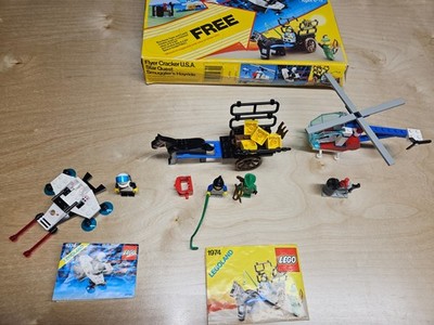 LEGO Flyer Cracker Star Quest Smuggler's Hayride 1974 LEGOLAND Complete Set Box