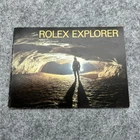 ROLEX EXPLORER 14270 16570  BOOKLET YEAR 1. 1992 ENGLISH - USA MINT