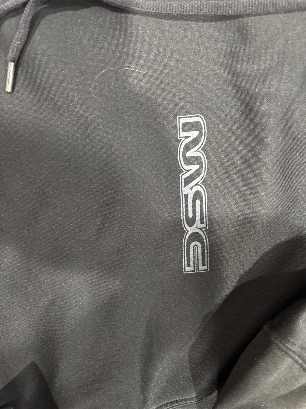 VETEMENTS Felpa con cappuccio Sport Tek unisex XL stampa grande MSC gestione costruzioni